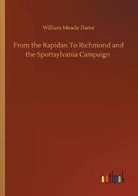 Kirjan kansi "From the Rapidan to Richmond and the Spottsylvania Campaign"