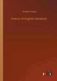 Kirjan kansi "History of English Literature"