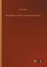 Kirjan kansi "MANIFESTO OF THE COMMUNIST PARTY"
