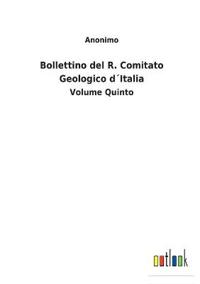 Bokomslag för "Bollettino del R. Comitato Geologico d´Italia"