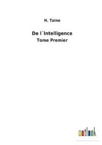 Kirjan kansi "De l´Intelligence"