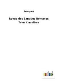 Revue des Langues Romanes