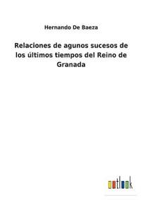 Kirjan kansi "Relaciones de agunos sucesos de los últimos tiempos del Reino de Granada"