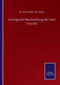 Kirjan kansi "Geologische Beschreibung der Insel Tenerife"
