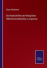 Kirjan kansi "Die Handschriften der Königlichen Öffentlichen Bibliothek zu Hannover"
