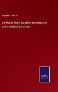 Kirjan kansi "Die Mande-Neger-Sprachen psychologisch und phonetisch betrachtet"