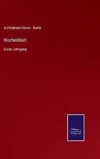Kirjan kansi "Wochenblatt"