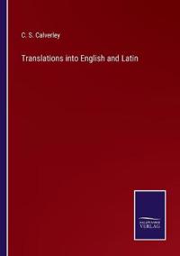 Bokomslag för "Translations into English and Latin"