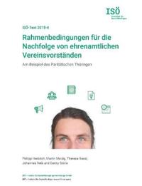 Rahmenbedingungen für die Nachfolge von ehrenamtlichen Vereinsvorständen