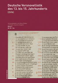 Deutsche Versnovellistik des 13. bis 15. Jahrhunderts