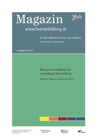 Erwachsenenbildung für nachhaltige Entwicklung