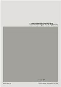 9. Forschungskolloquiums des Deutschen Ausschusses für Stahlbeton (DAfSt)