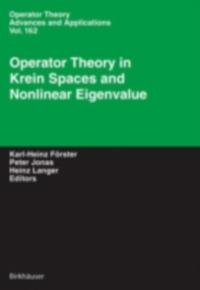 Operator Theory: Advances and Applications
