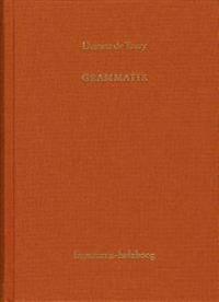 Antoine Louis Claude Destutt de Tracy, Grammatik