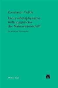 Kants Metaphysische Anfangsgründe der Naturwissenschaft