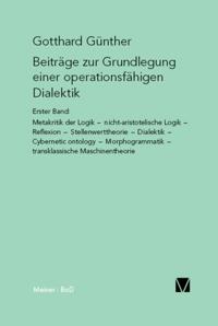 Beiträge zur Grundlegung einer operationsfähigen Dialektik (I)