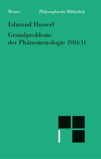 Grundprobleme der Phänomenologie 1910/11