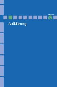 Aufklärung, Band 2/2: Aufklärung als Prozess