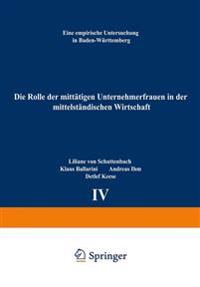 Die Rolle der mittätigen Unternehmerfrauen in der mittelständischen Wirtschaft