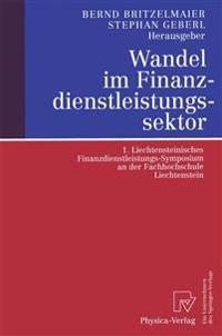 Wandel im Finanzdienstleistungssektor