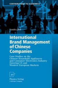 International Brand Management of Chinese Companies