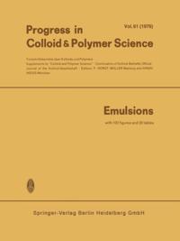 Progress in Colloid and Polymer Science