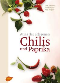 Bokomslag for "Atlas der erlesenen Chilis und Paprika"