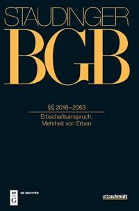 §§ 2018-2063: (Erbschaftsanspruch, Mehrheit Von Erben)
