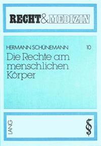 Die Rechte Am Menschlichen Koerper