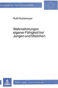 Wahrnehmungen Eigener Faehigkeit Bei Jungen Und Maedchen