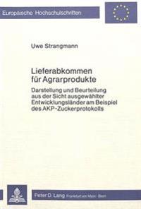Lieferabkommen Fuer Agrarprodukte