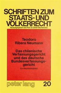 Das Chilenische Verfassungsgericht Und Das Deutsche Bundesverfassungsgericht - Ein Rechtsvergleich -
