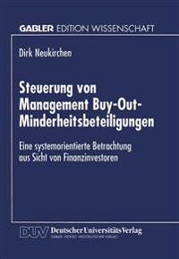 Steuerung von Management Buy-Out-Minderheitsbeteiligungen