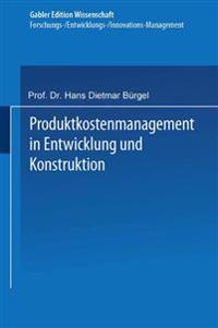 Produktkostenmanagement in Entwicklung und Konstruktion