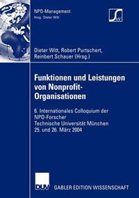Funktionen und Leistungen von Nonprofit-Organisationen