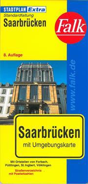 Falk Stadtplan Extra Saarbrücken 1:20 000