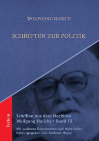 Schriften aus dem Nachlass Wolfgang Harichs