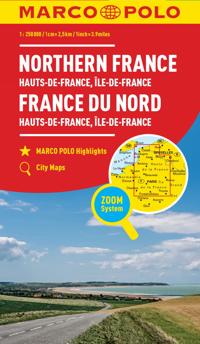 Northern France Marco Polo Map