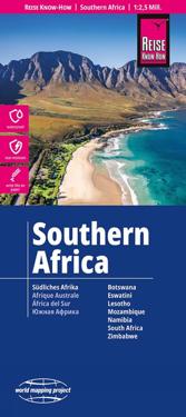 Reise Know-How Landkarte Südliches Afrika (1:2.500.000)