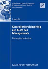 Controllerbereichserfolg aus Sicht des Managements