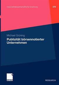 Publizität börsennotierter Unternehmen