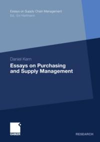 Essays on Supply Chain Management