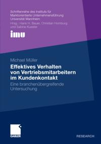 Schriftenreihe des Instituts für Marktorientierte Unternehmensführung (IMU), Universität Mannheim
