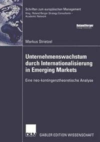 Unternehmenswachstum durch Internationalisierung in Emerging Markets