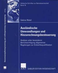 Ausländische Umwandlungen und Hinzurechnungsbesteuerung