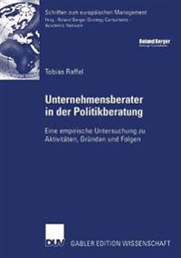 Unternehmensberater in der Politikberatung