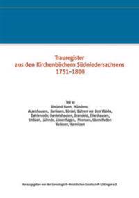 Trauregister aus den Kirchenbüchern Südniedersachsens 1751-1800