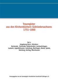 Trauregister aus den Kirchenbüchern Südniedersachsens 1751-1800