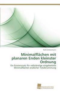 Minimalflächen mit planaren Enden kleinster Ordnung