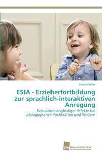 Bokomslag för "ESIA - Erzieherfortbildung zur sprachlich-interaktiven Anregung"